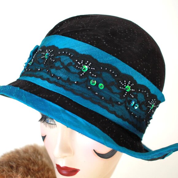 20s Style Flapper Party Hat - Picture 1 of 7